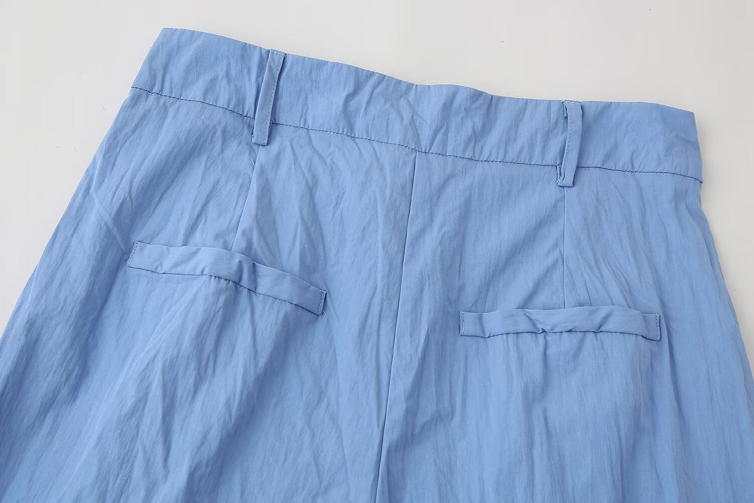 Y2K Asymmetrical Top and Low Rise Wide Leg Pant Set 