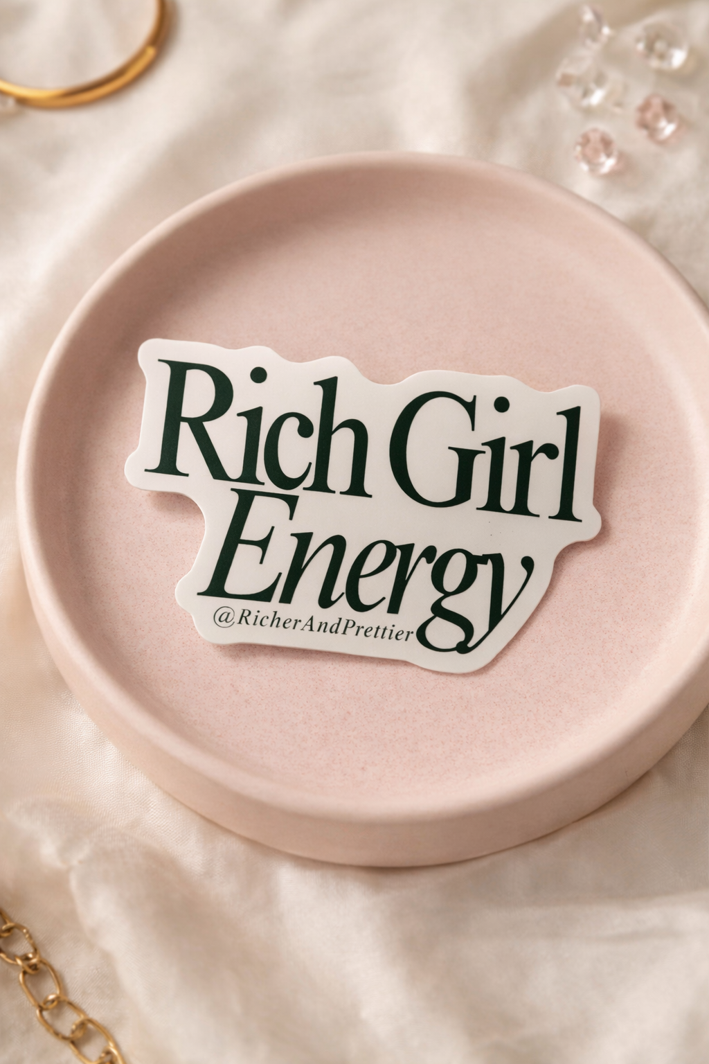 Richer & Prettier Manifestation Sticker Pack