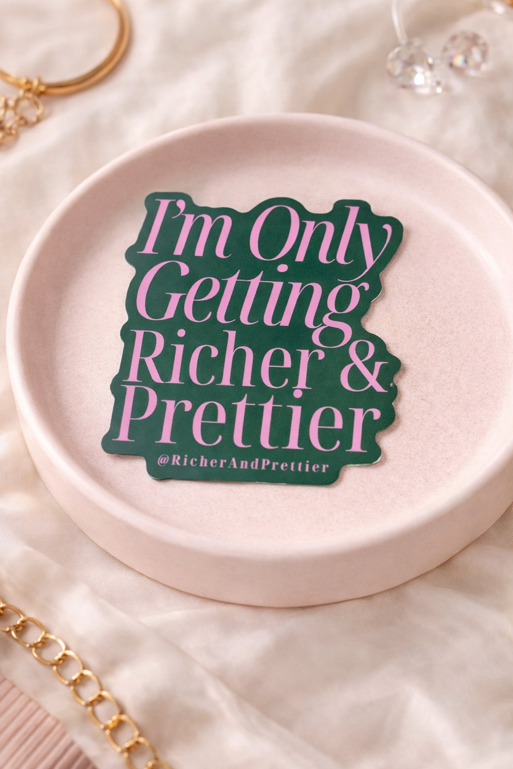 Richer & Prettier Manifestation Sticker Pack