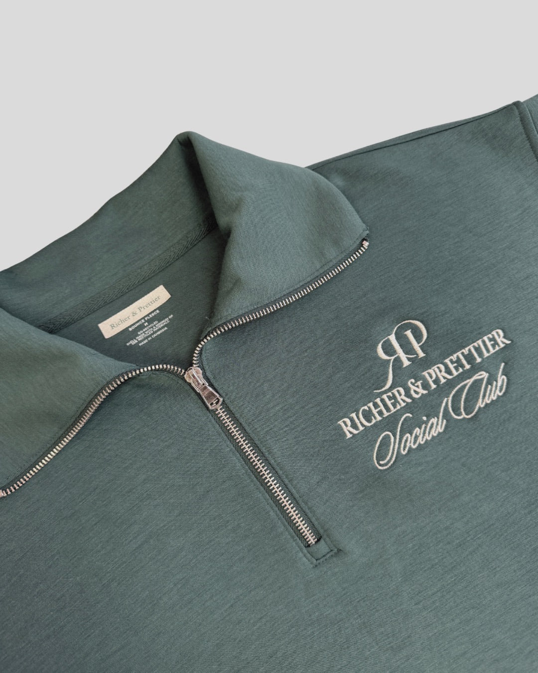 Richer & Prettier Social Club Zip Sweatshirt