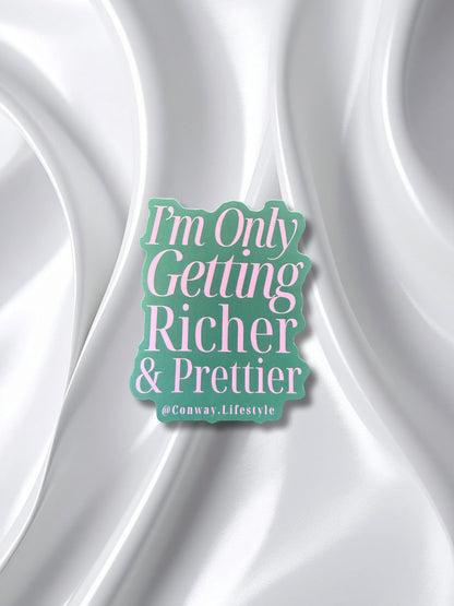 Richer & Prettier Manifestation Sticker Pack