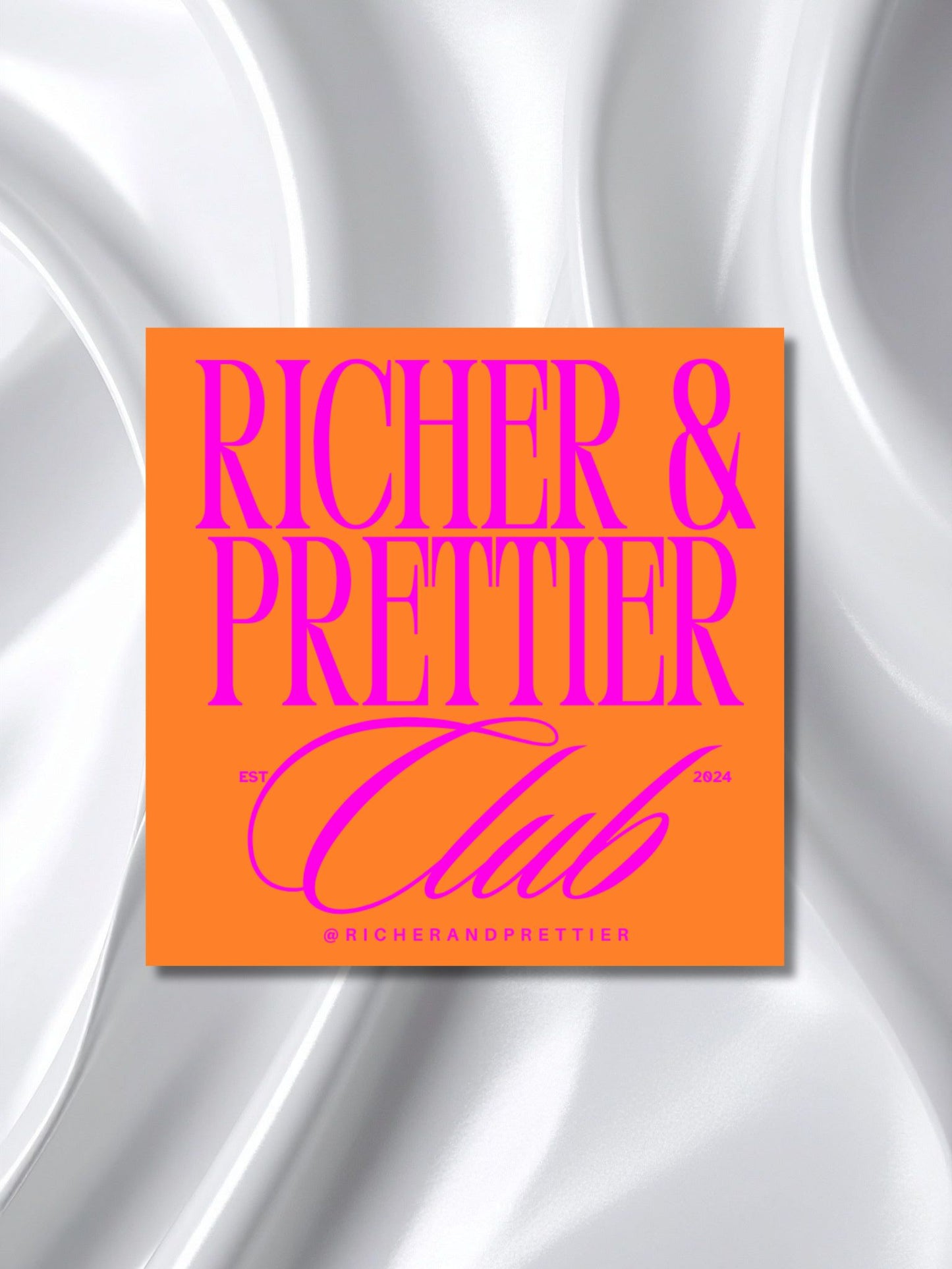 Richer & Prettier Manifestation Sticker Pack