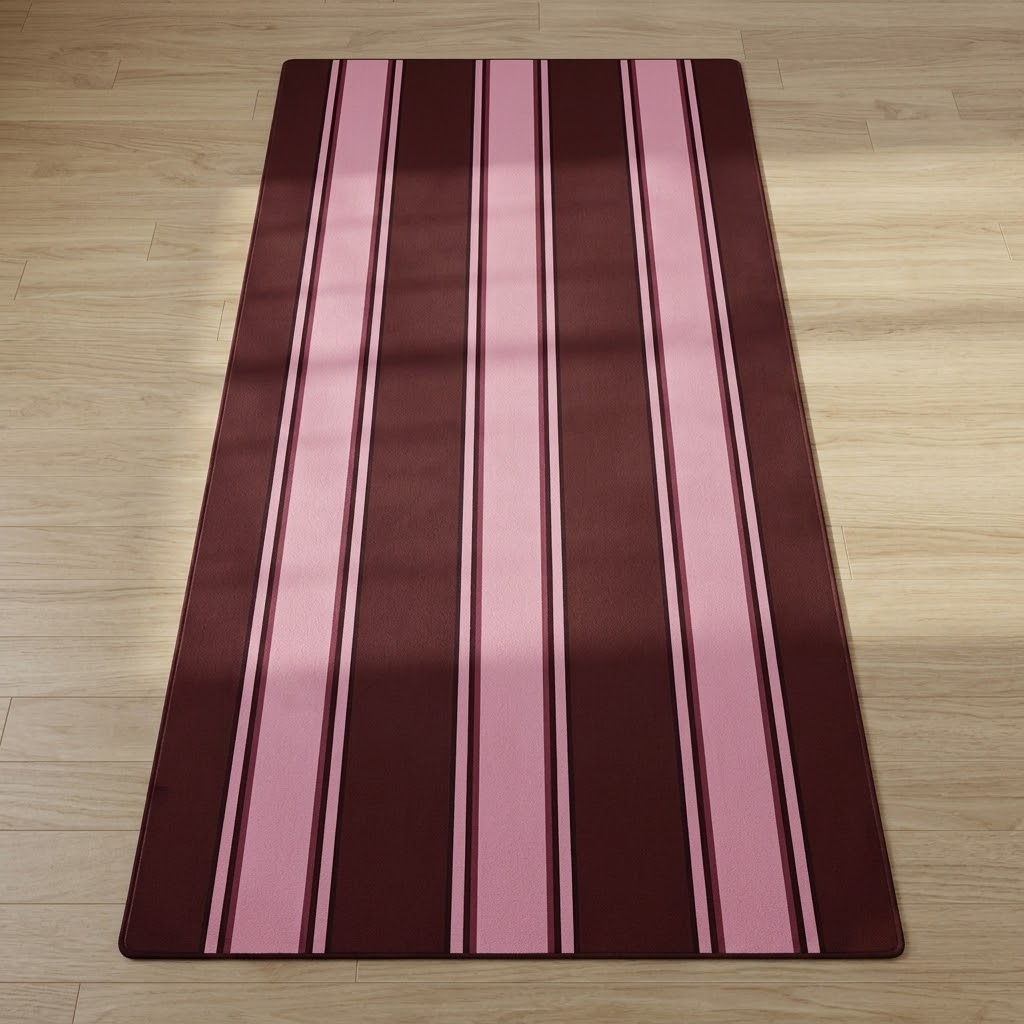 Bordeaux Stripe – Hot Pilates Towel