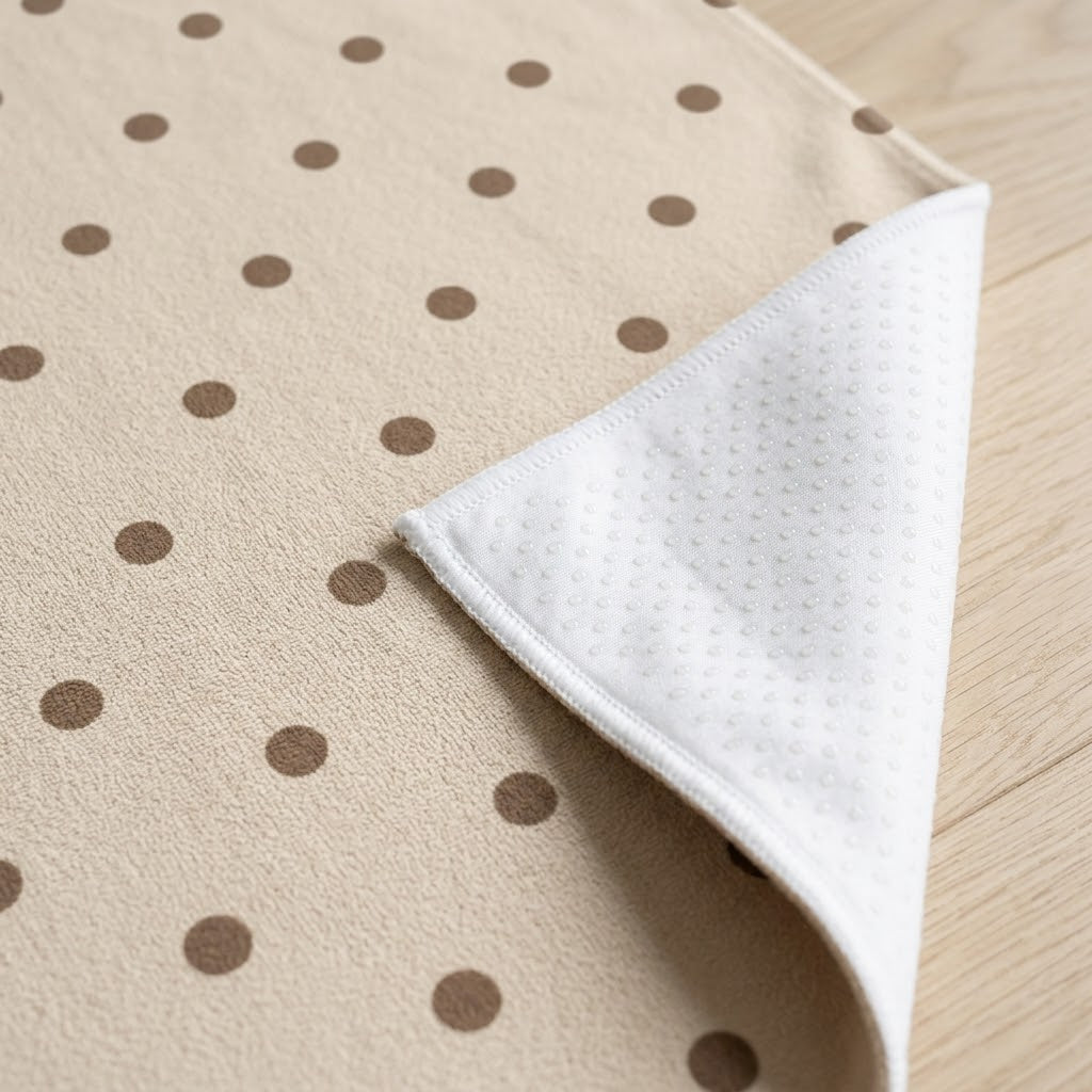 Latte Dot – Hot Pilates Towel