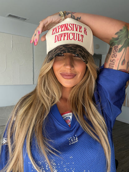 Expensive & Difficult Cheetah Snapback Hat