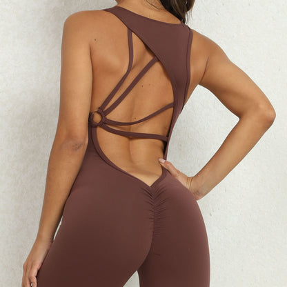 Nude Feel Booty Lifting Short Jumpsuit - Conway Lifestyle