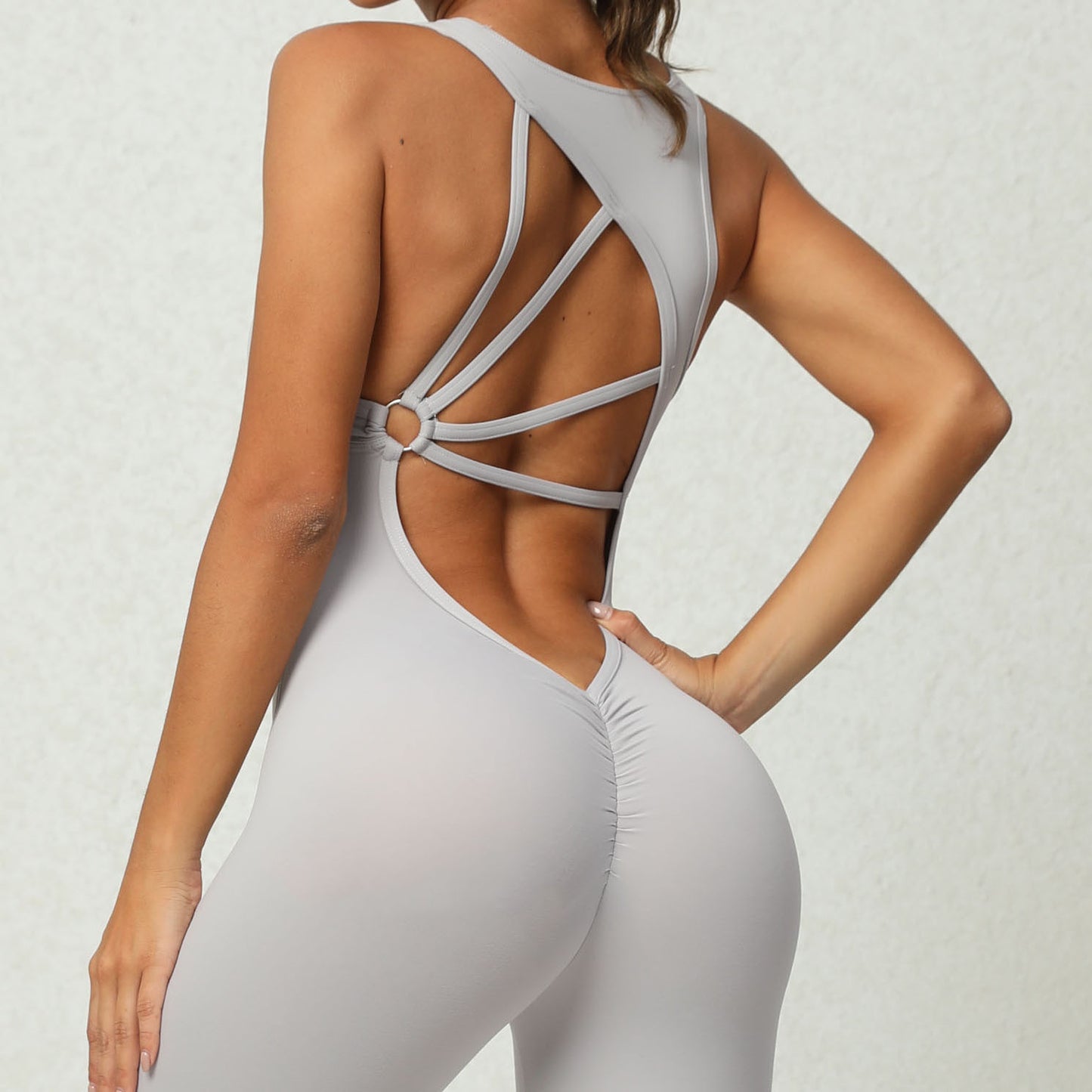 Nude Feel Booty Lifting Short Jumpsuit - Conway Lifestyle