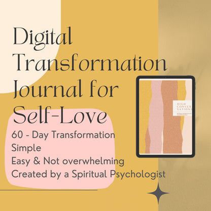 Transformation Digital Journal for Self-Love